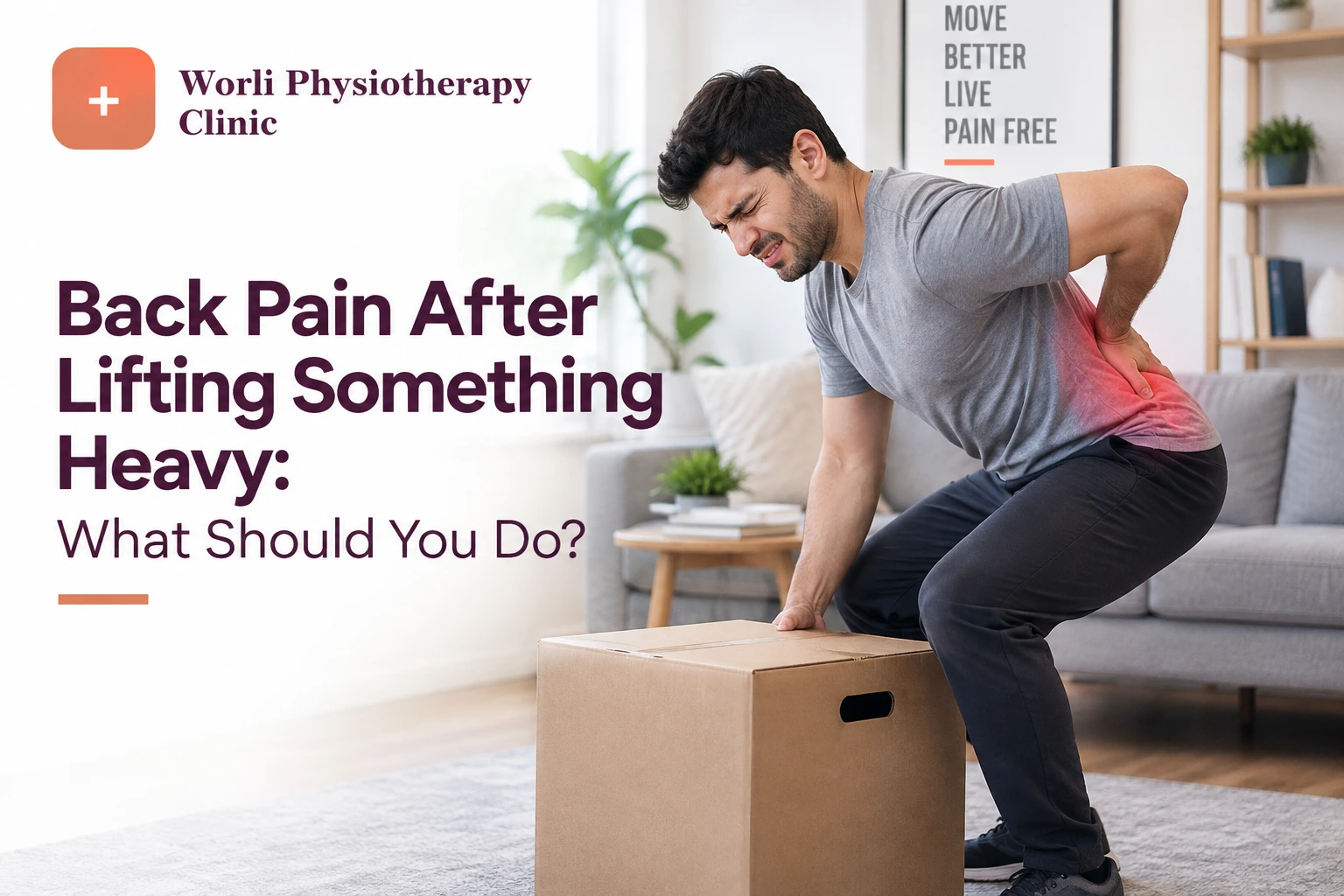 Back Pain After Lifting Something Heavy