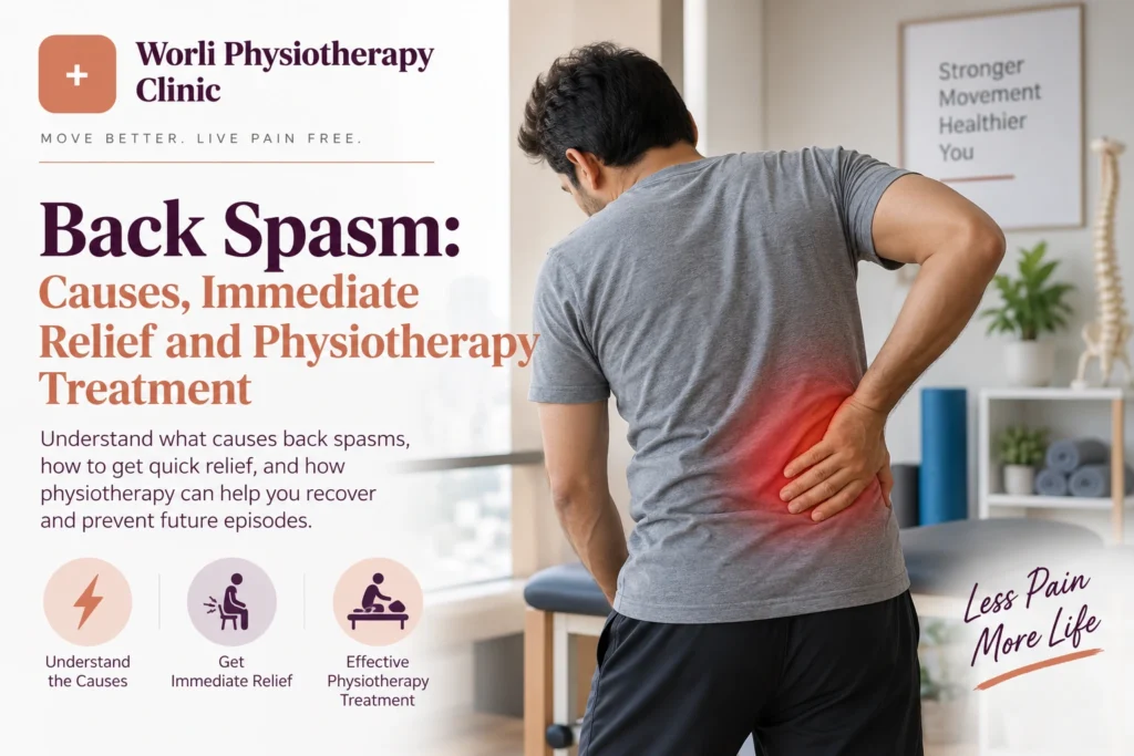 Back Spasm Relief and Physiotherapy